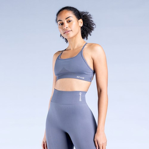 DFYNE Dynamic Backless Sports Bra Corallo Grigie | RAPFBGO-60