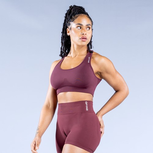 DFYNE Dynamic Sports Bra Bordeaux | DOGAQHU-43