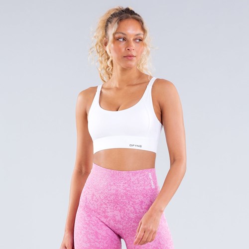 DFYNE Origin High-Support Sports Bra Bianche | RPKZDEW-86