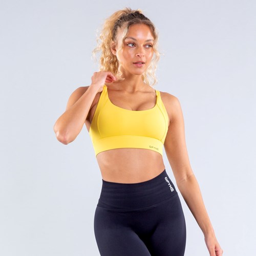 DFYNE Origin High-Support Sports Bra Gialle | EUGHNVF-16
