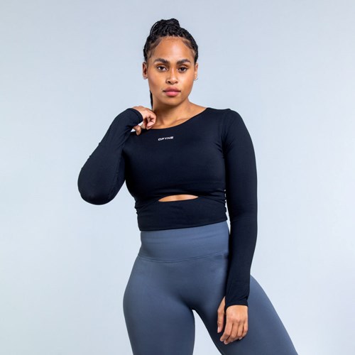 DFYNE Origin Long Sleeve Top Nere | AJONEZM-67