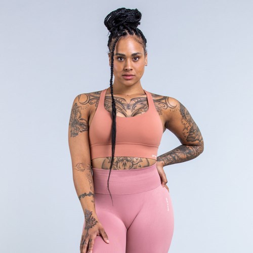 DFYNE Origin Medium-Support Sports Bra Brick | QURFGAO-29