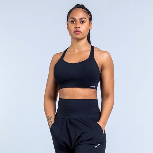 DFYNE Origin Medium-Support Sports Bra Nere | GYZNBDW-87