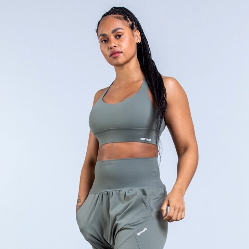 DFYNE Origin Medium-Support Sports Bra Verdi | PYSJHTM-19
