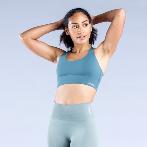 DFYNE Origin Sports Bra Verdi Profondo | KTCGMAY-19