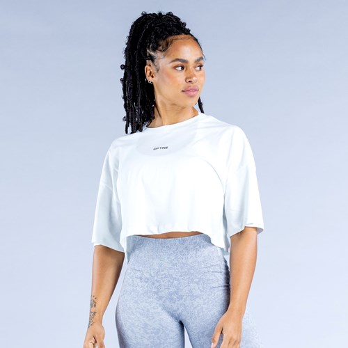 DFYNE Revive Crop Top Bianche | BVCXHQU-92