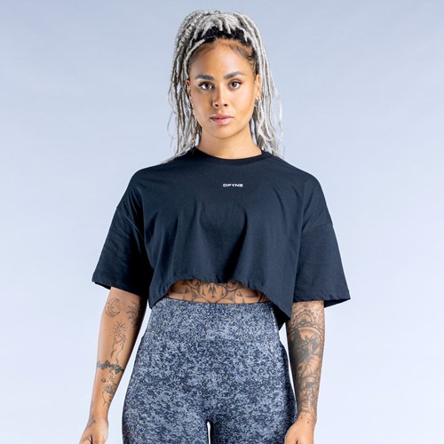 DFYNE Revive Crop Top Nere | NIJGXBS-14