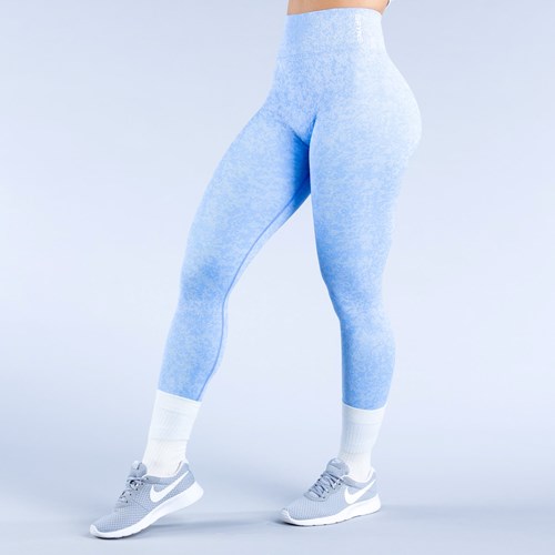 DFYNE Revive Leggings Camouflage Blu | FOJWAUI-70