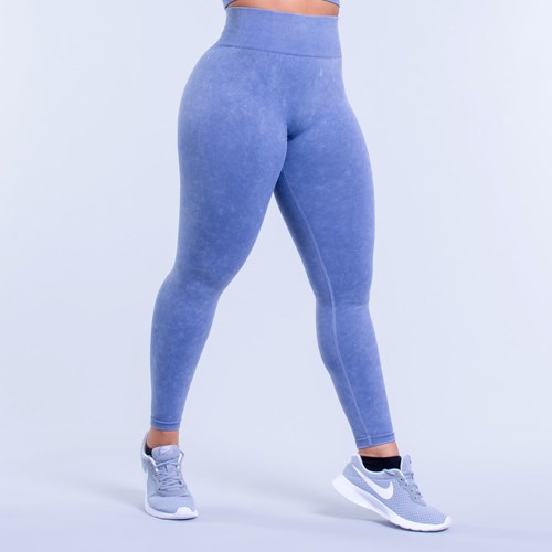 DFYNE Valkyrie Acid Wash Leggings Corallo Blu | NUSADOG-70