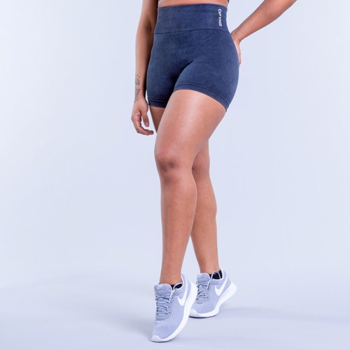DFYNE Valkyrie Acid Wash Shorts Charcoal | EIWQLRB-47