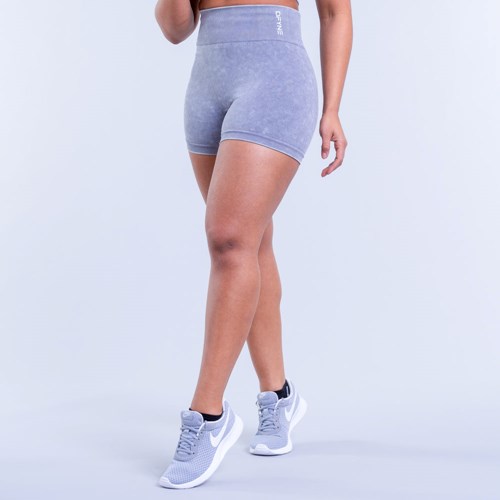 DFYNE Valkyrie Acid Wash Shorts Grigie | GDBATYZ-30