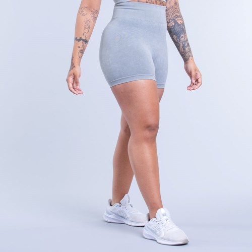DFYNE Valkyrie Acid Wash Shorts Verdi | VBKRJNG-10