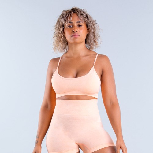 DFYNE Valkyrie Standard-Support Sports Bra Corallo | OWCXLMG-35